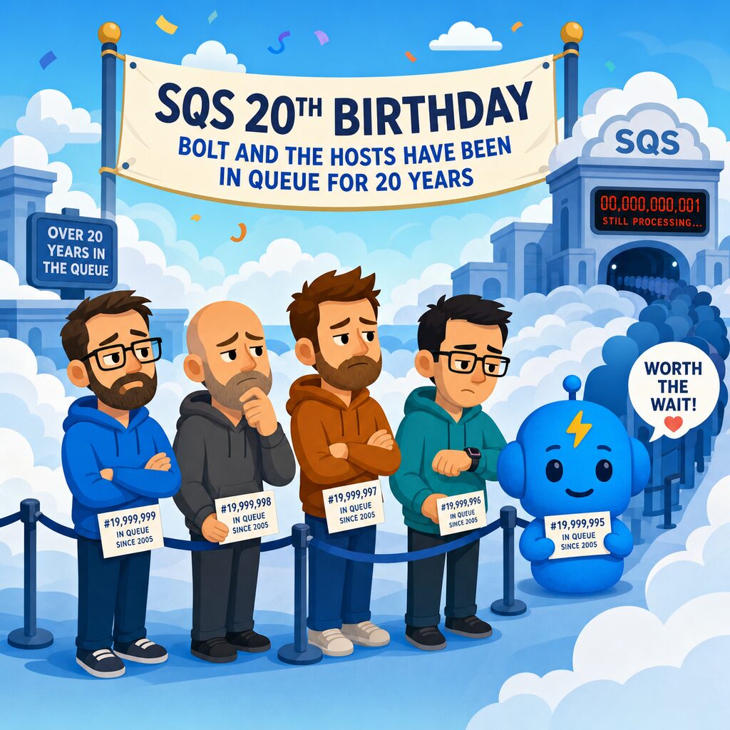 363: SQS: 20 Years of waiting in line episode artwork