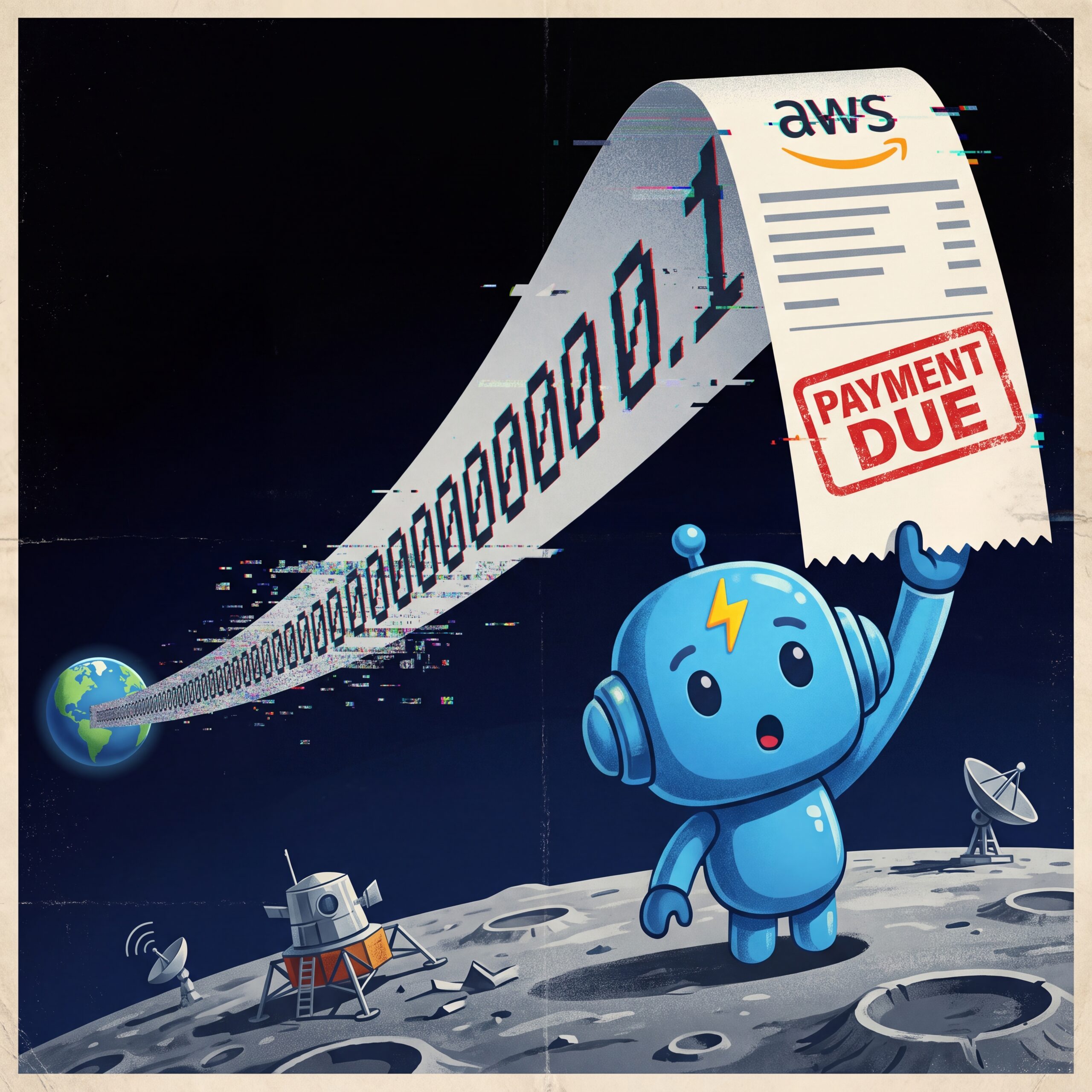 364: AWS Billing Bug Sends Invoices to the Moon episode artwork